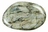 4.4" Flashy, Polished Labradorite Stone - Madagascar - #195463-1